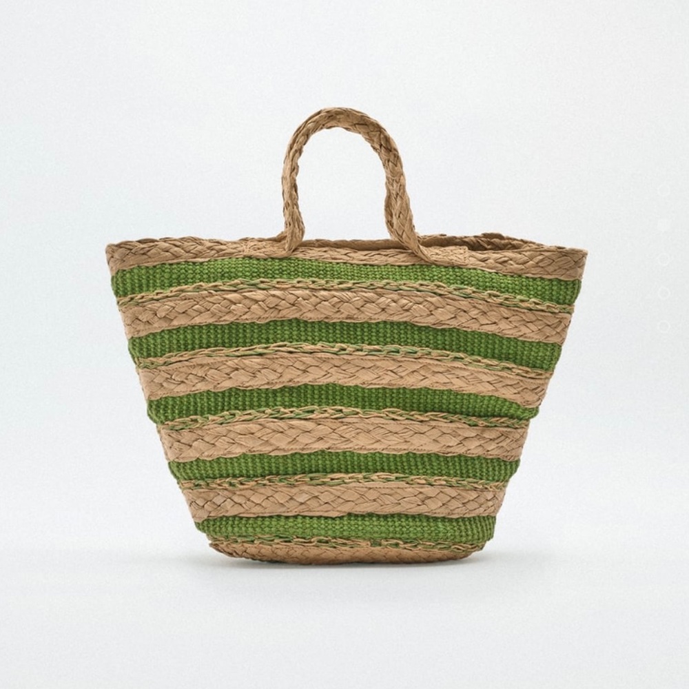 NWT & Dust Bag ZARA Basket Bag